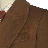 Chestnut Double Breasted Polo Coat