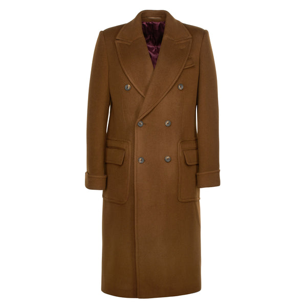 Brown Double Breasted Polo Coat