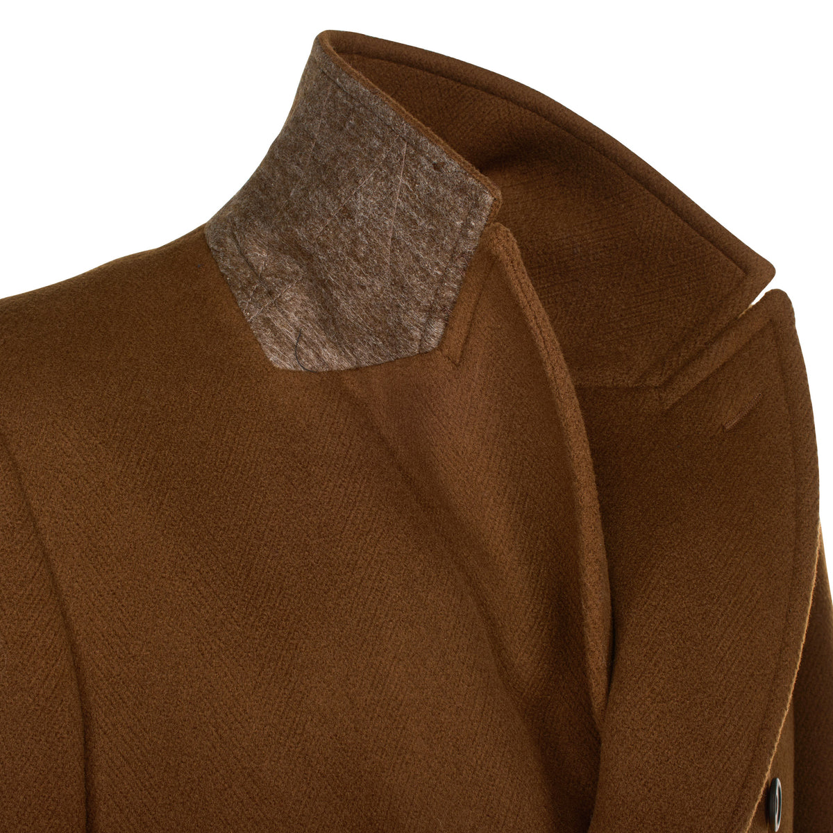Brown Double Breasted Polo Coat