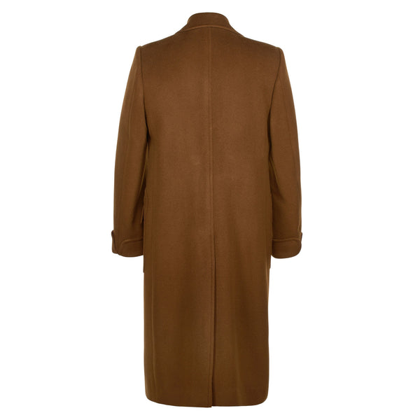 Brown Double Breasted Polo Coat
