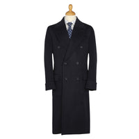 Navy Double Breasted Polo Coat