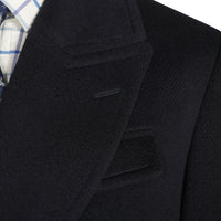 Navy Double Breasted Polo Coat