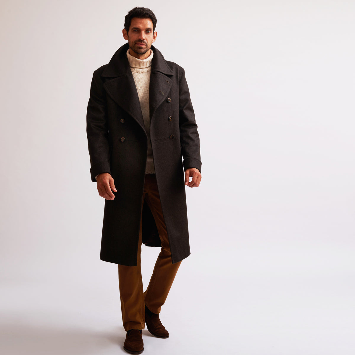 Brown Coldstream Loden Coat