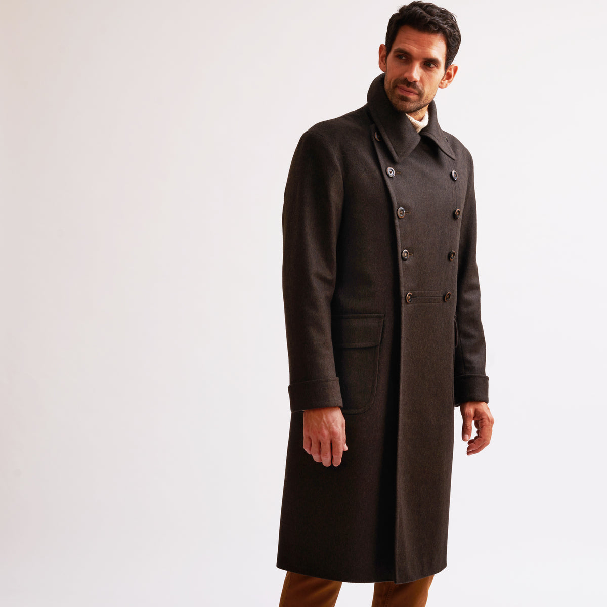 Brown Coldstream Loden Coat