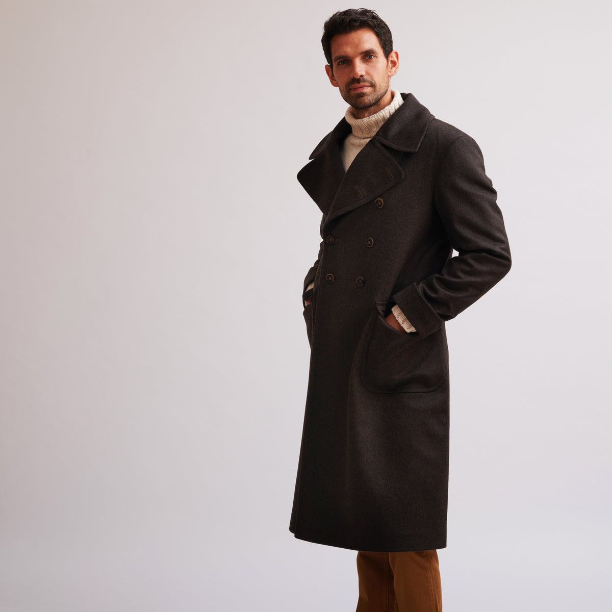 Brown Coldstream Loden Coat