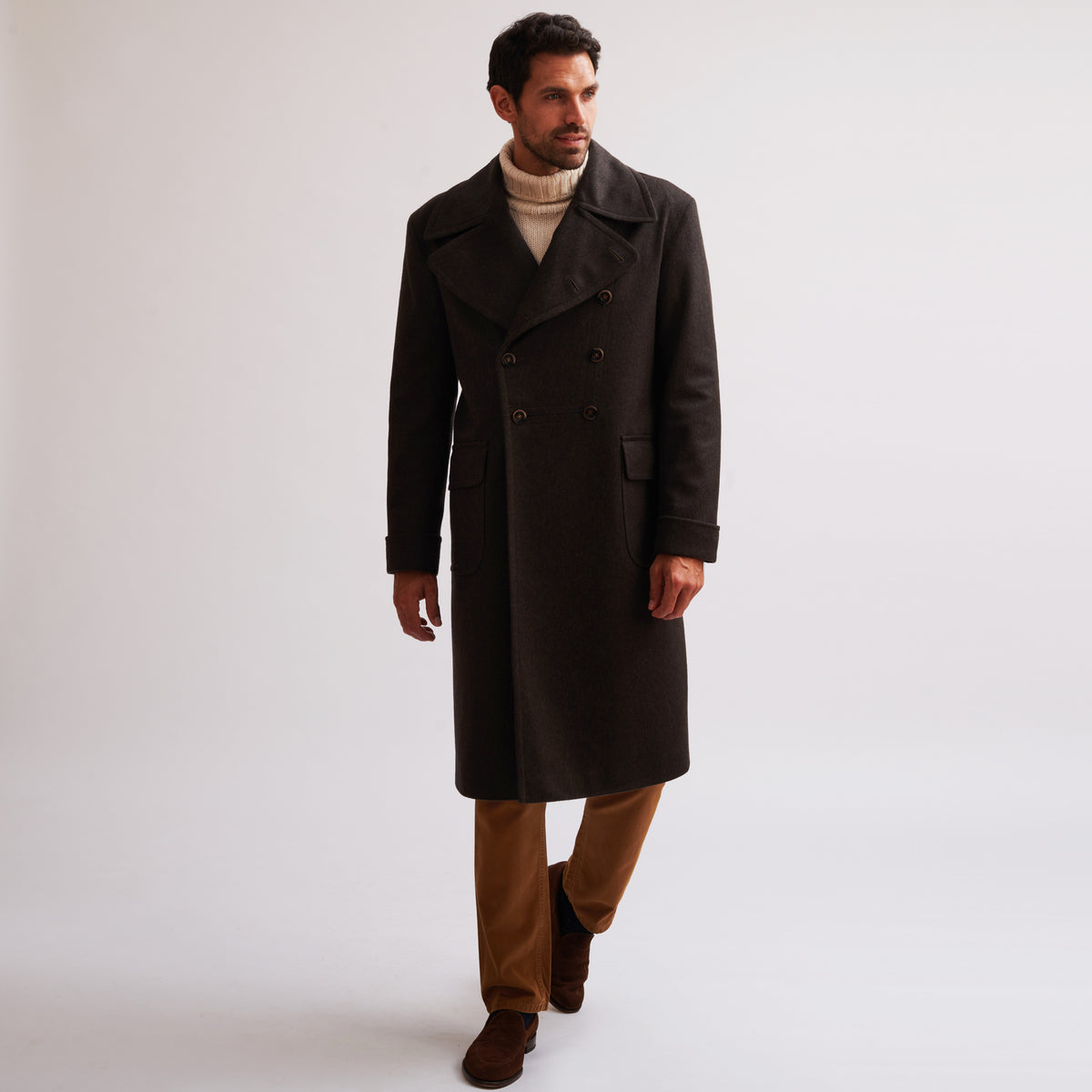 Brown Coldstream Loden Coat