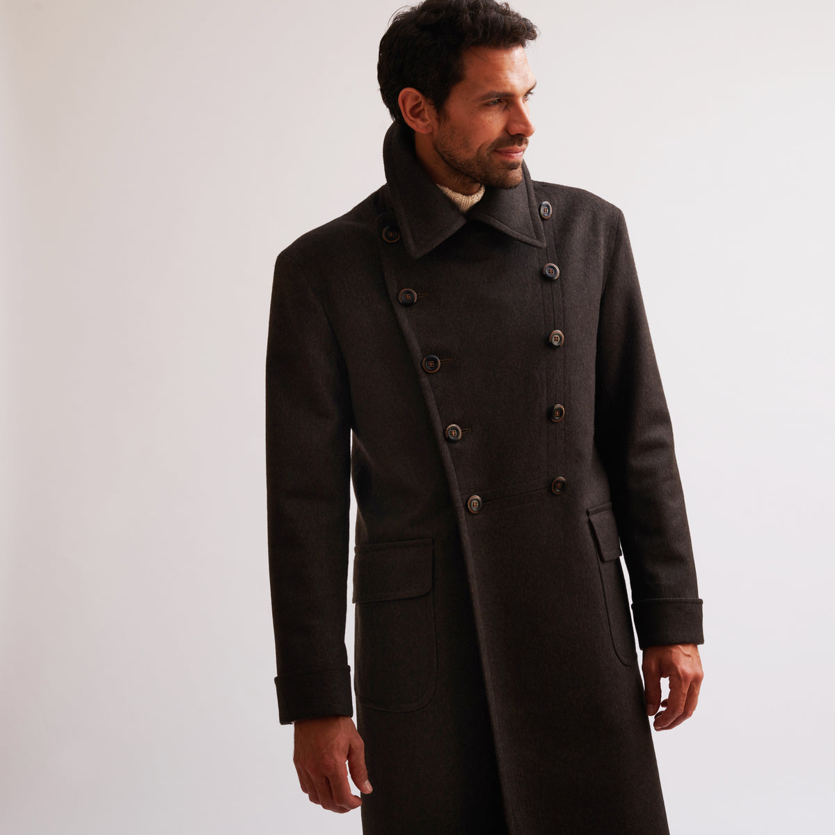 Brown Coldstream Loden Coat