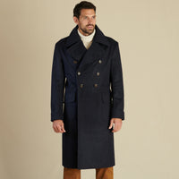 Navy Charcoal Coldstream Loden Coat
