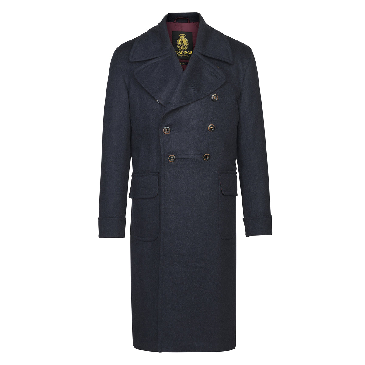Navy Charcoal Coldstream Loden Coat