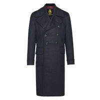 Navy Charcoal Coldstream Loden Coat