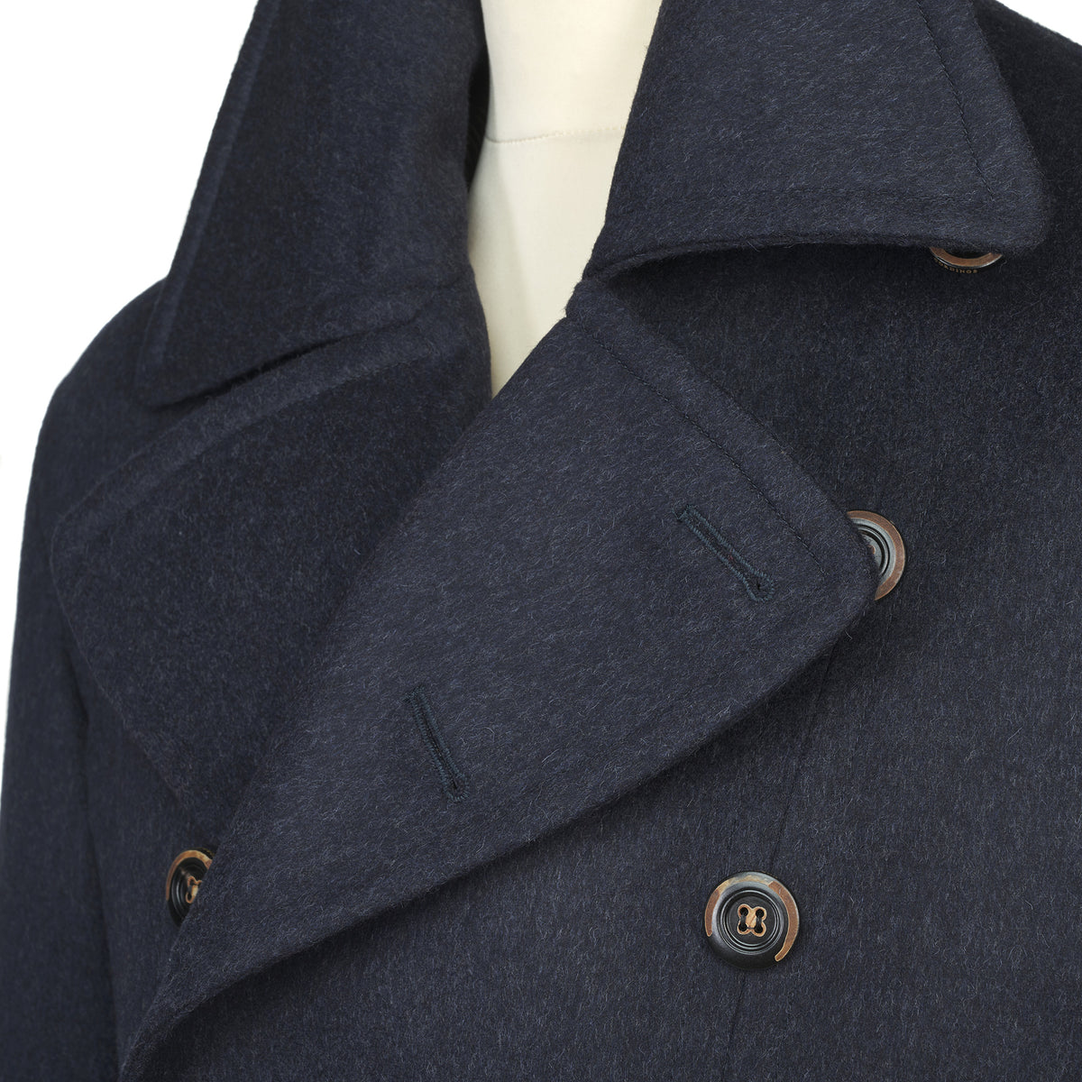 Navy Charcoal Coldstream Loden Coat