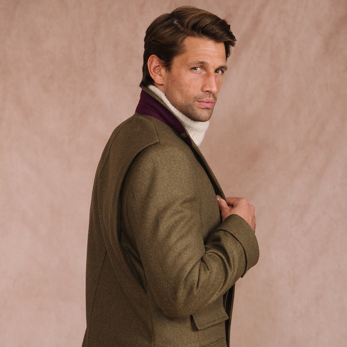 Warwick Tweed Overcoat
