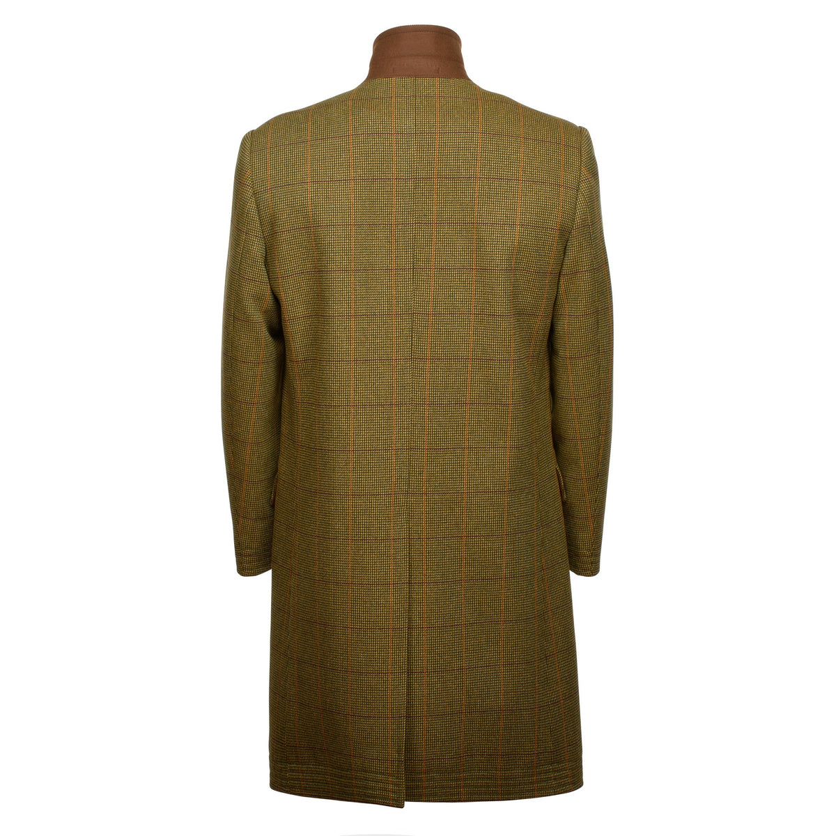 Sporting Check Tweed Covert Coat