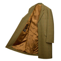Sporting Check Tweed Covert Coat