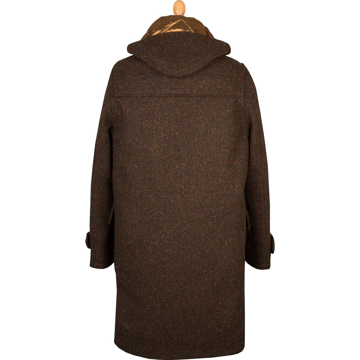 Brown Derry Donegal Tweed Duffle Coat