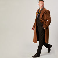 Chestnut Double Breasted Polo Coat