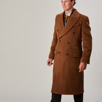 Chestnut Double Breasted Polo Coat