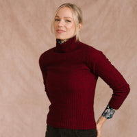 Red Possum Merino Turtle Neck