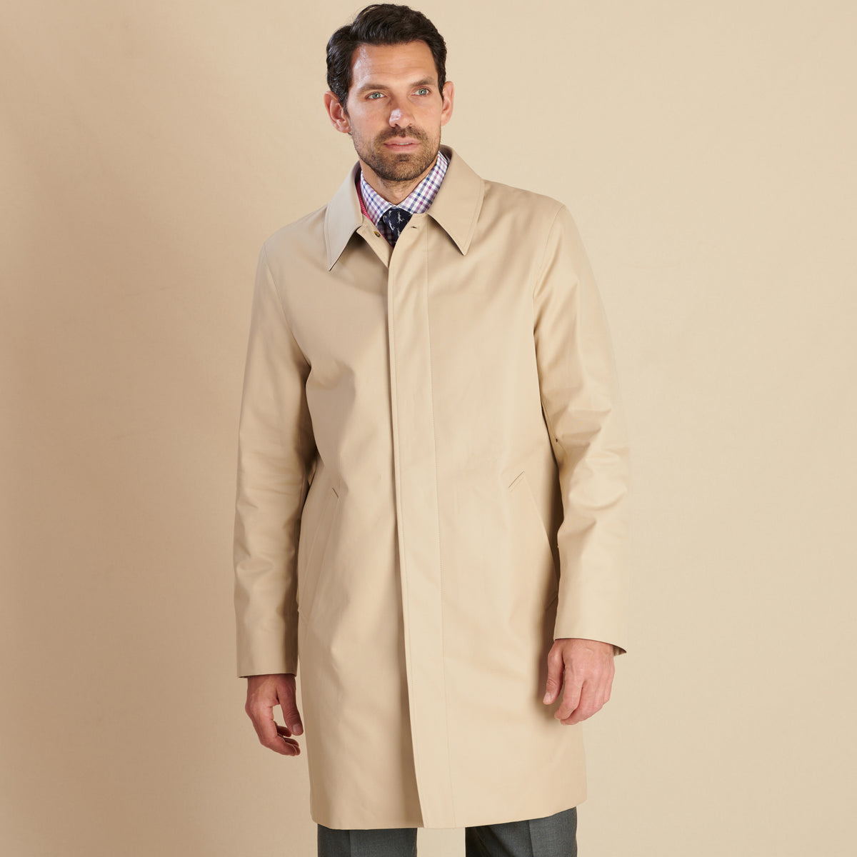 Stone English Raincoat
