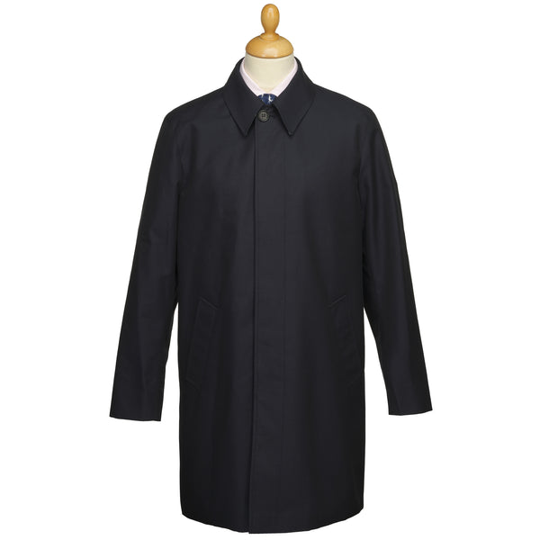 Navy English Raincoat