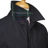 Navy English Raincoat