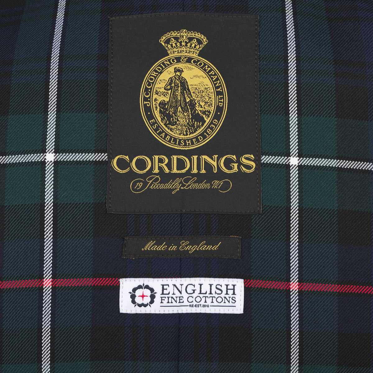 Navy English Raincoat
