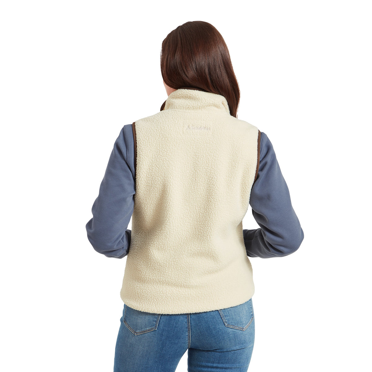 Ecru Schöffel Lyndon Retro Fleece Gilet