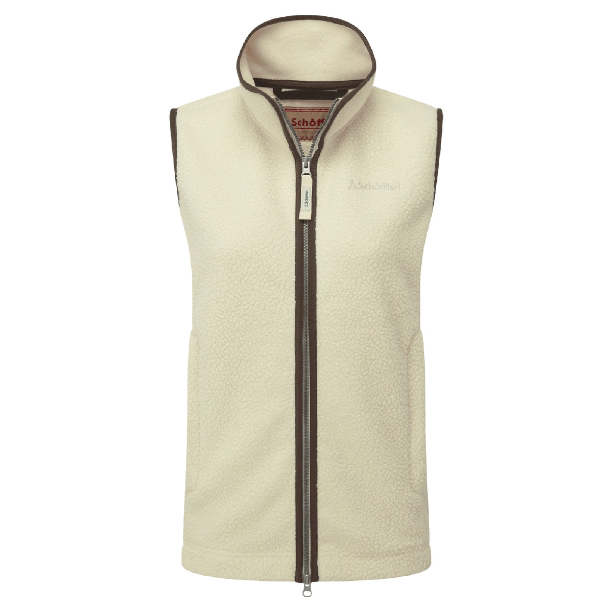 Ecru Schöffel Lyndon Retro Fleece Gilet