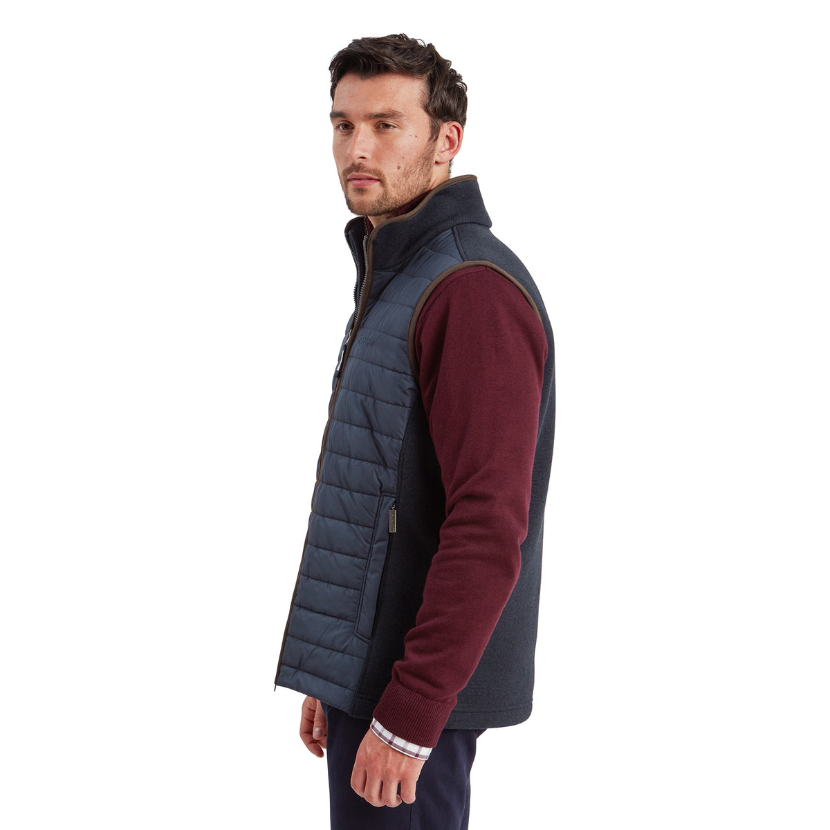 Schöffel Petrol Blue Oakham Hybrid Gilet