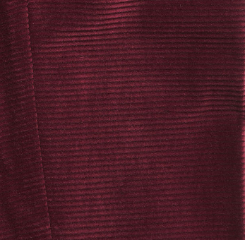 Burgundy Horizontal Corduroy Trousers