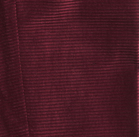 Burgundy Horizontal Corduroy Trousers