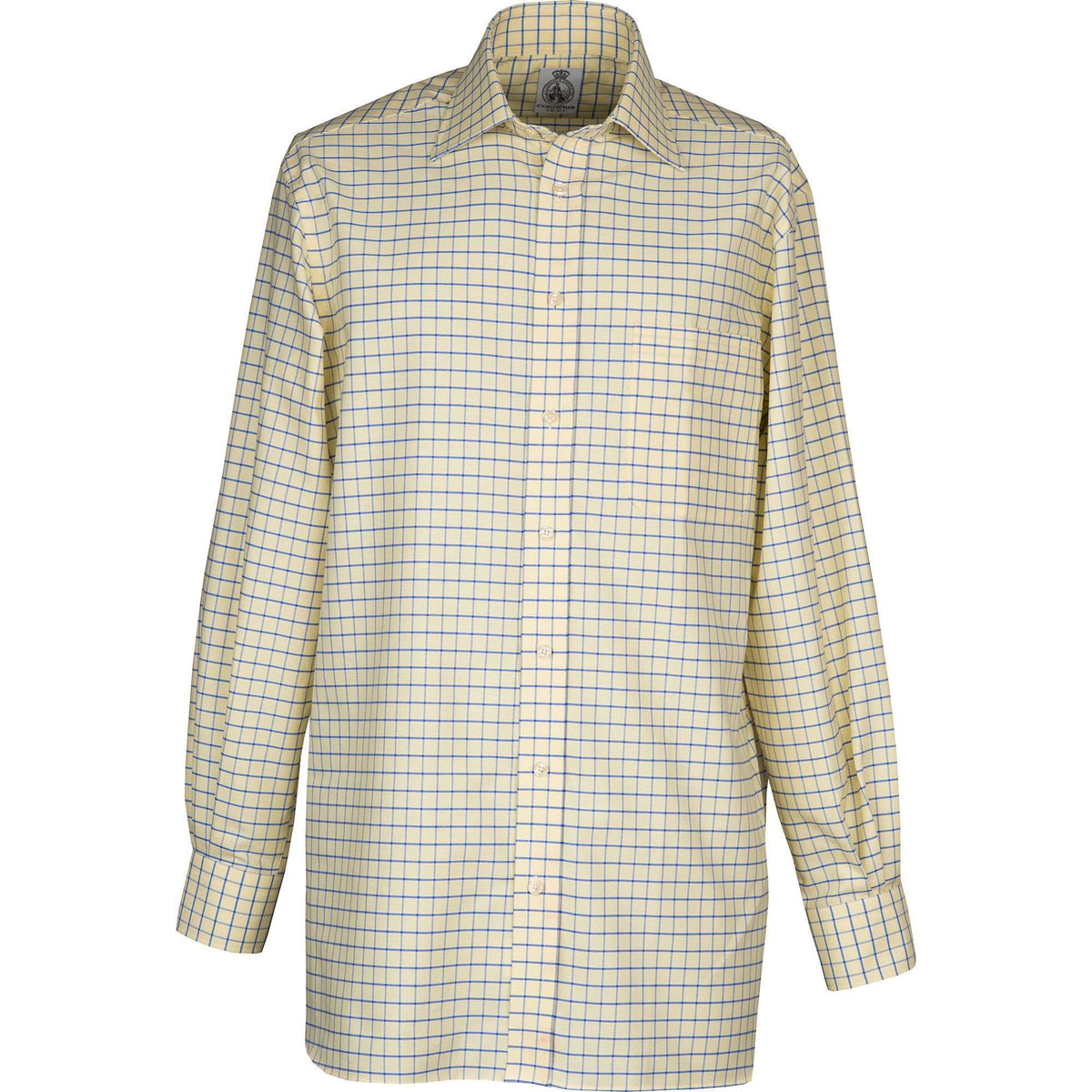 Blue Yellow Check Oxford Shirt
