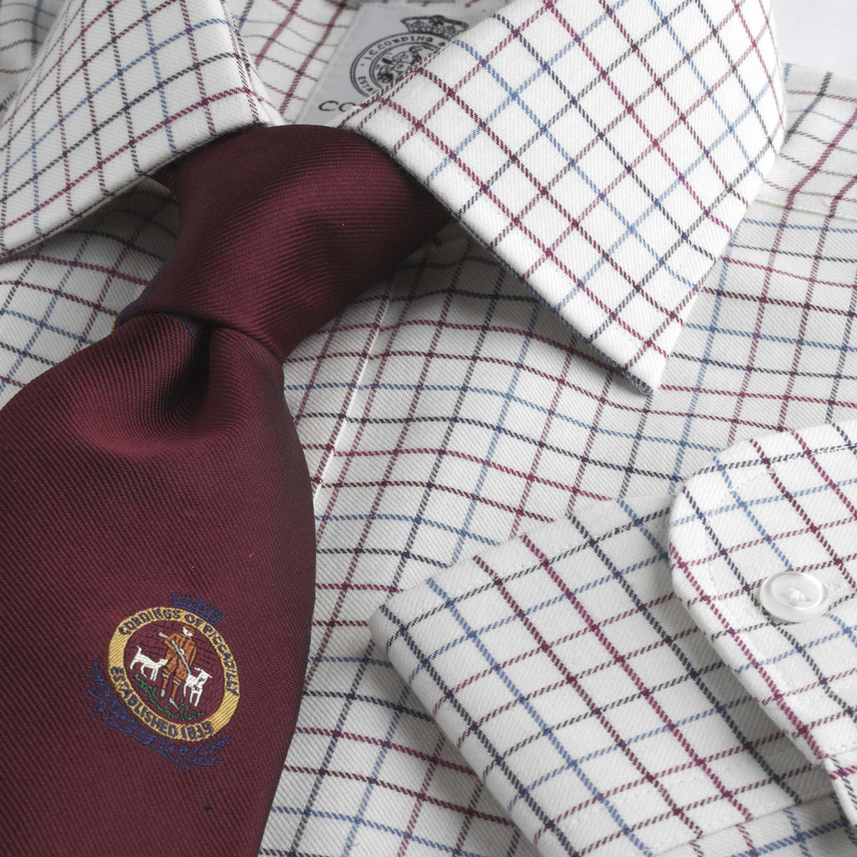 Blue Wine Small Tattersall Shirt