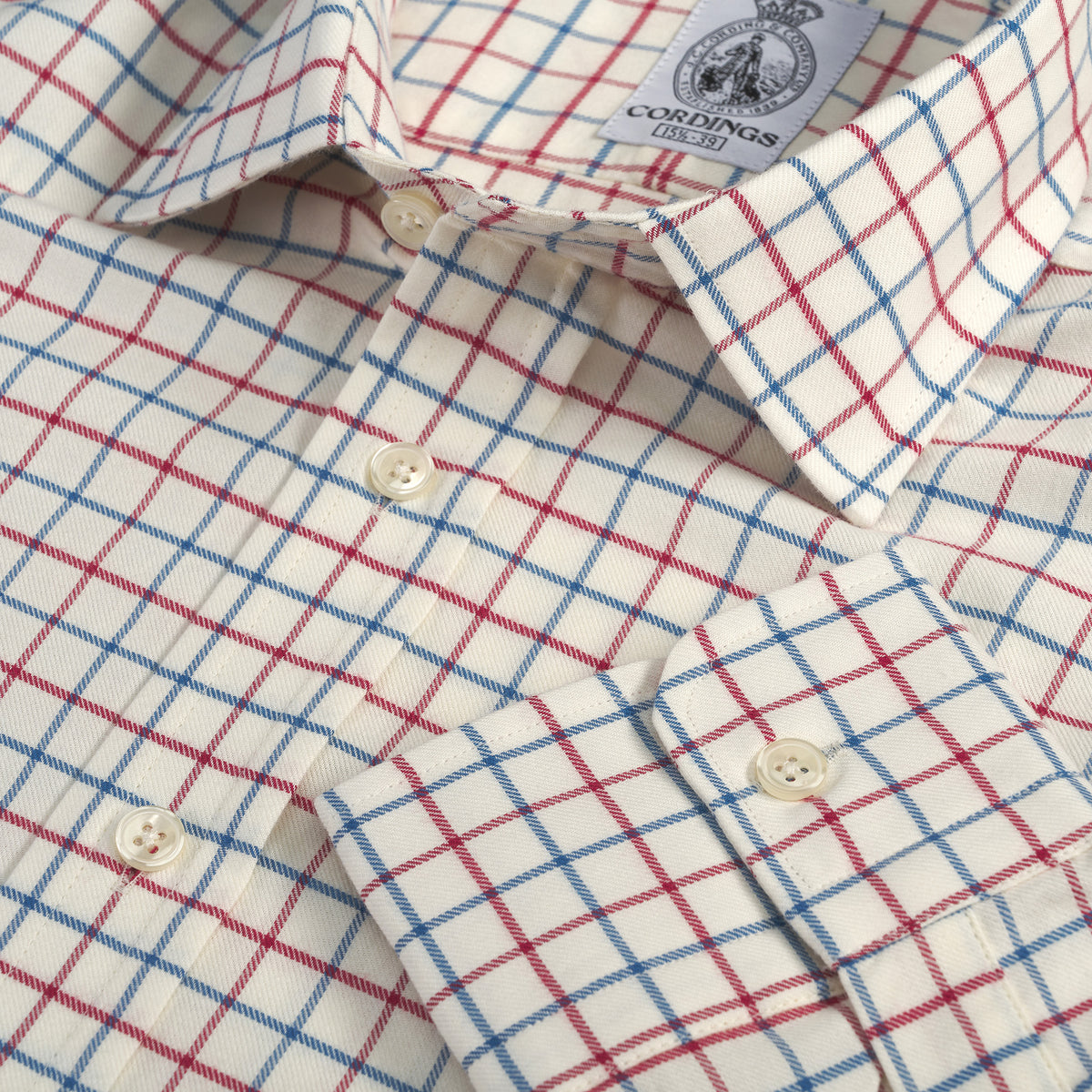 Red & Blue Medium Tattersall Shirt