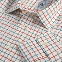 Red & Blue Medium Tattersall Shirt