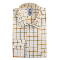 Pale Blue Large Overcheck Tattersall Shirt