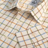 Pale Blue Large Overcheck Tattersall Shirt