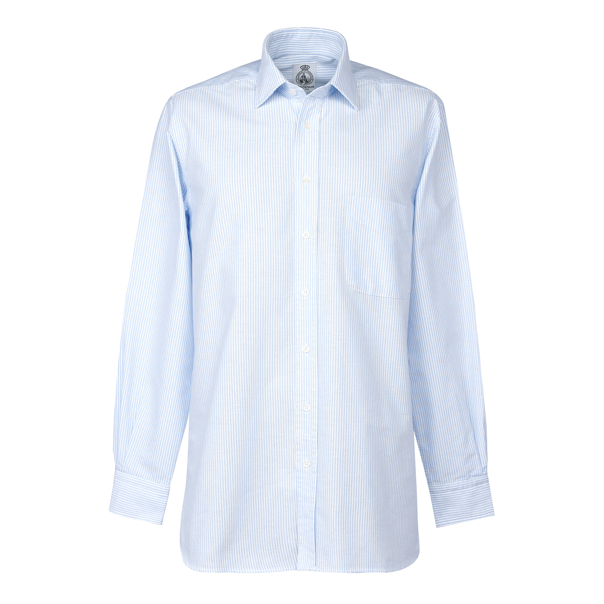 Sky Blue Vintage Striped Oxford Shirt