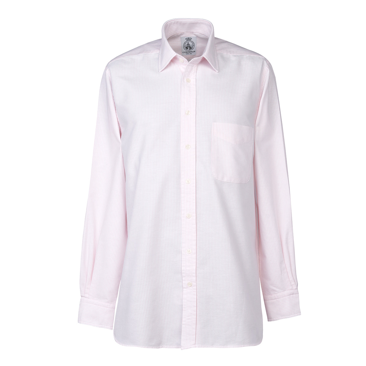 Pink Vintage Striped Oxford Shirt