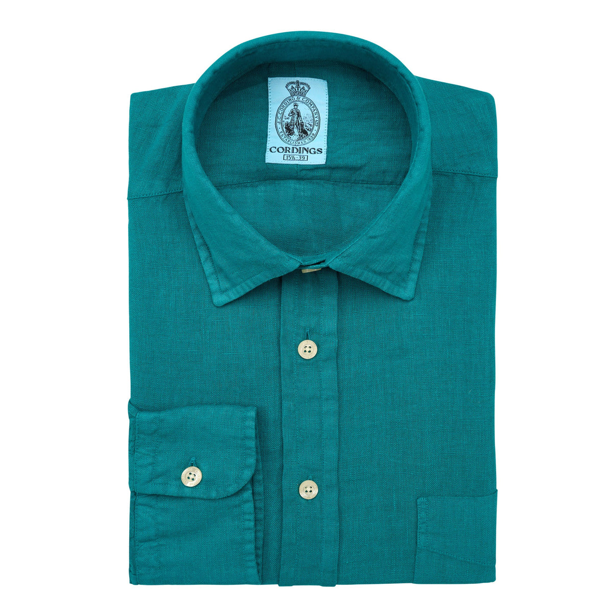 Sea Green Vintage Linen Shirt