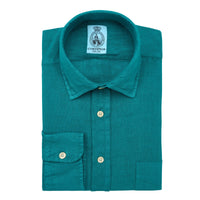 Sea Green Vintage Linen Shirt