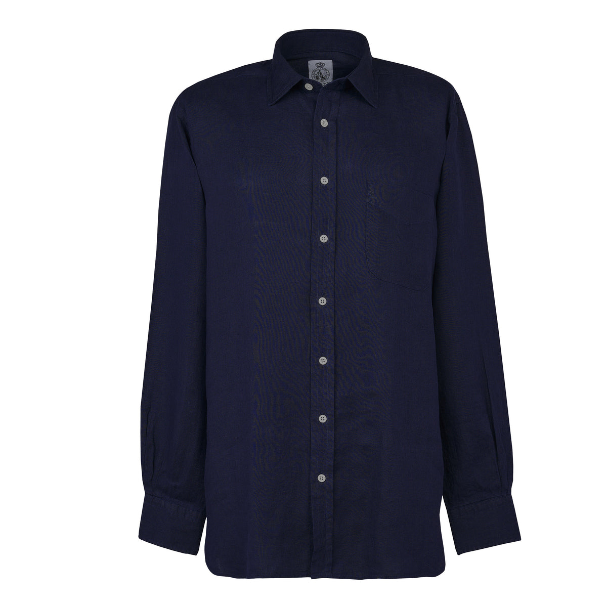 Navy Vintage Linen Shirt