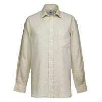 Beige Vintage Linen Shirt
