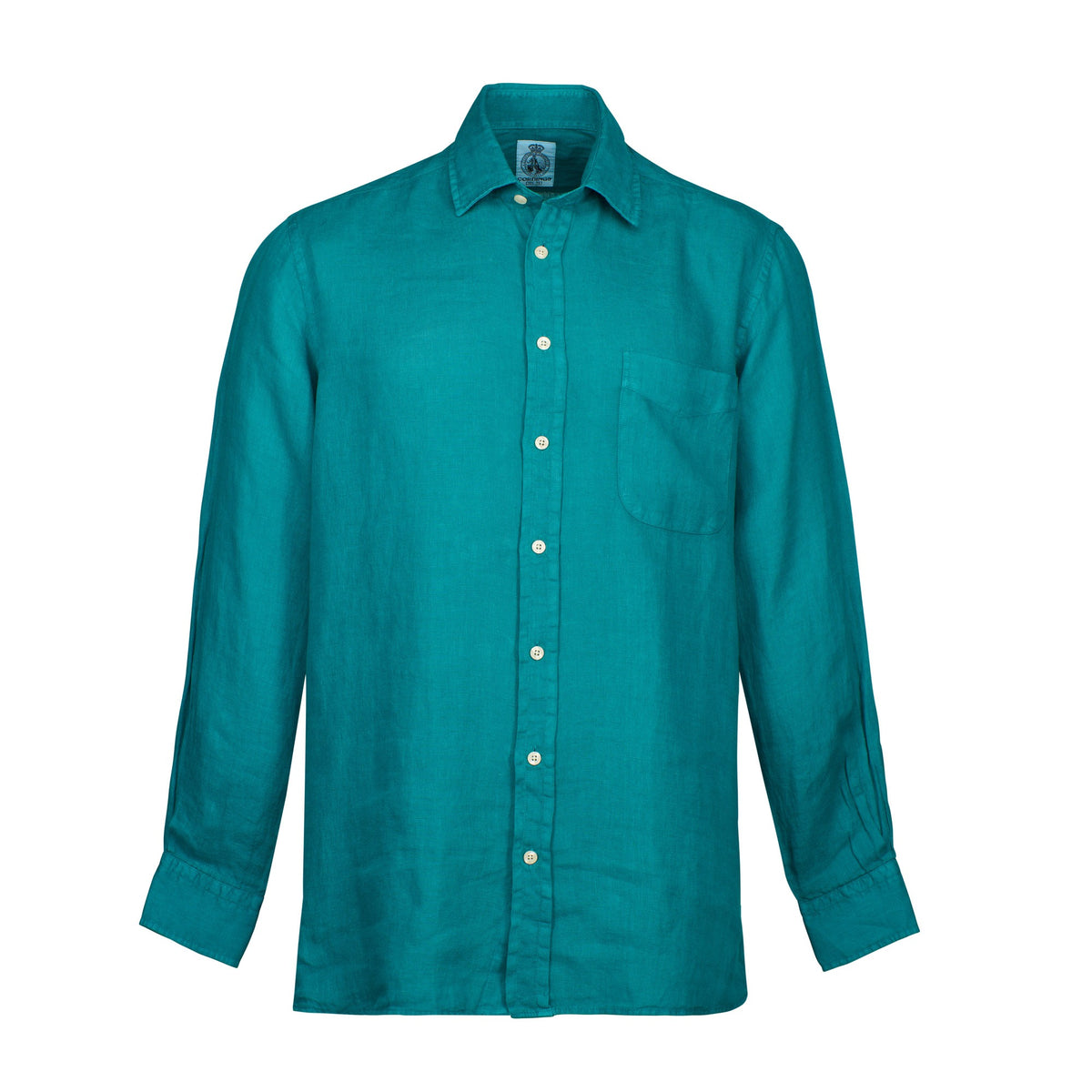 Sea Green Vintage Linen Shirt