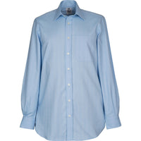 Sky Blue Harewood Herringbone Shirt