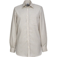 Navy Green Hugo Check Shirt