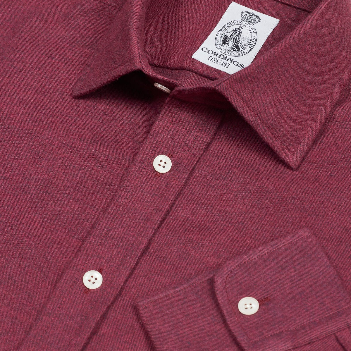 Wine Royal Brushed Shirt