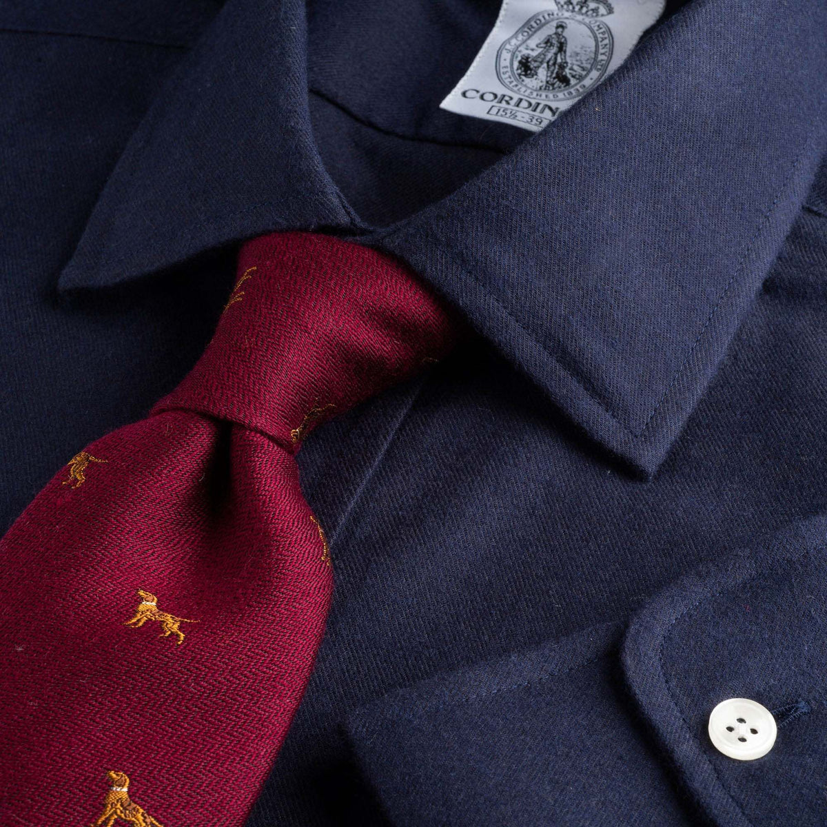 Navy Midnight Royal Brushed Shirt