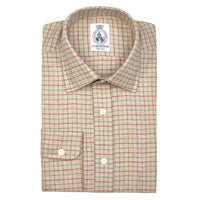 Light Beige Bath Check Shirt