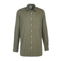Olive Green Bath Check Shirt